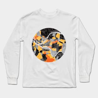 Pittsburgh Map Long Sleeve T-Shirt